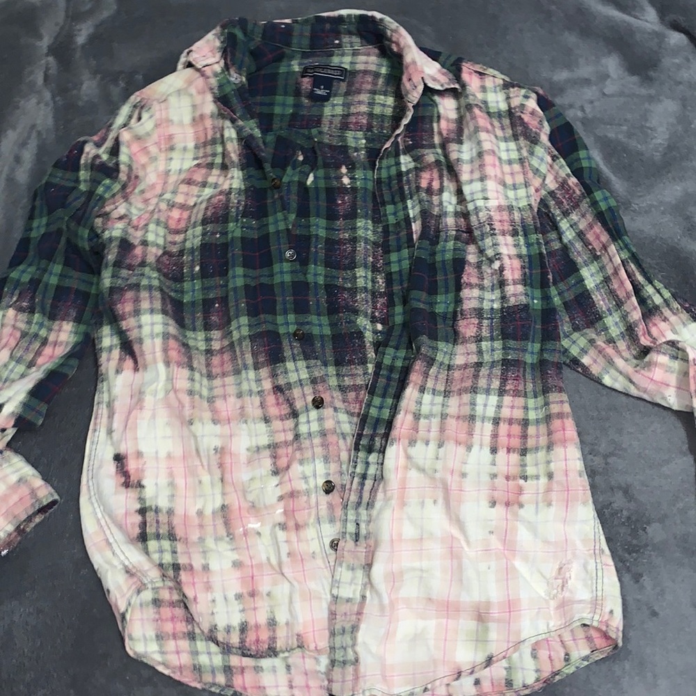 Bleached flannel